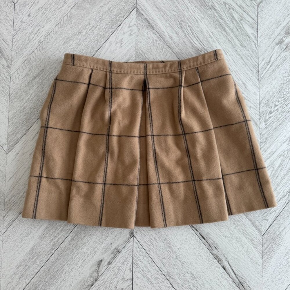 Club Monaco | Plaid Wool Cashmere Blend Skirt - Size 8